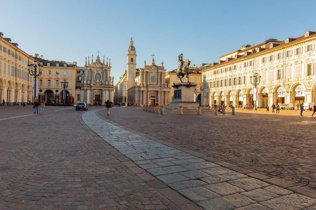 Splendido Appartamento In Piazza San Carlo Turin Extérieur photo